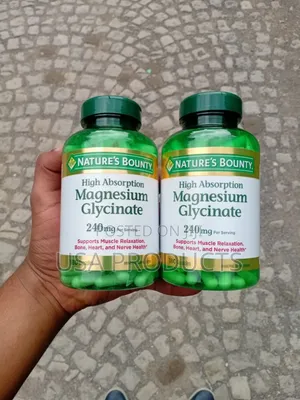 Heart Nerve Support: Nature's Bounty Magnesium Glycinate