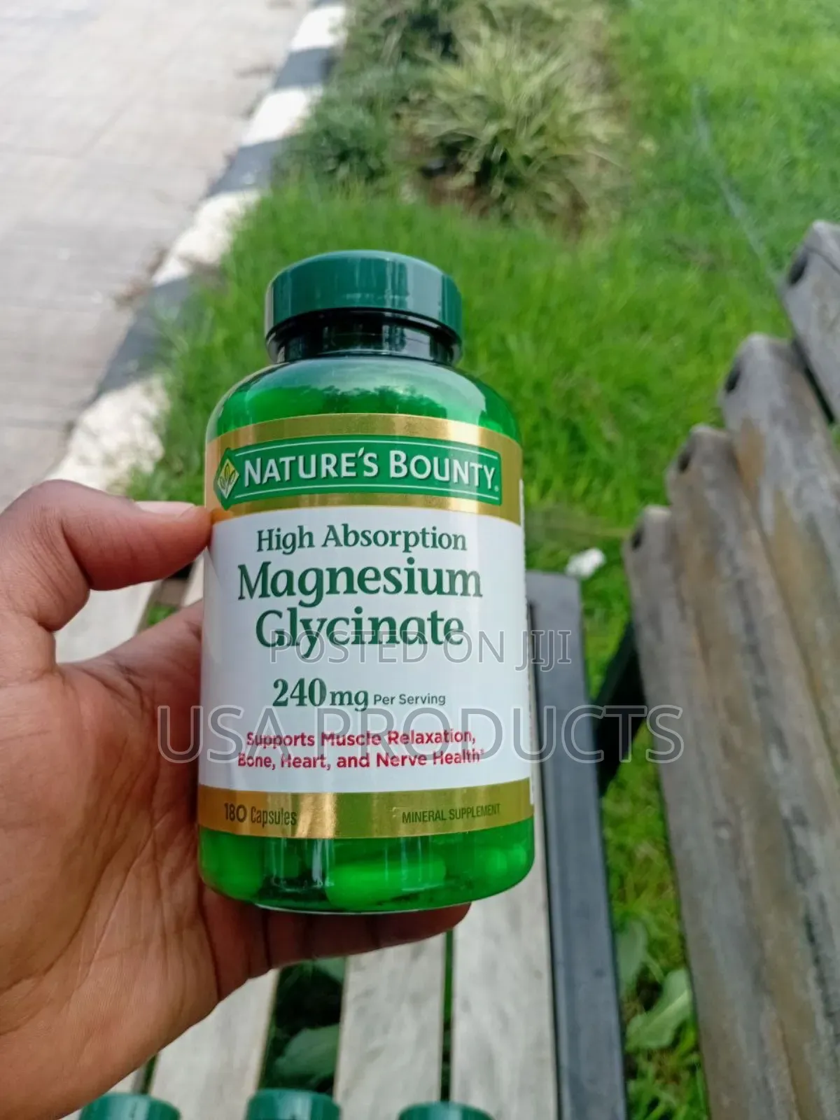 Imported Nature's Bounty Magnesium Glycinate 240 Mg