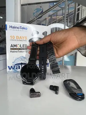 2 በ 1 Haino Teko-12 Smart Watch + Earbuds