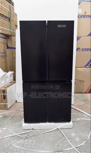 BOSS Refrigerator 750 Side-by-Side 4-Door With Fan Cooling System