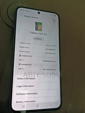 New Samsung Galaxy A56 256 GB Gray