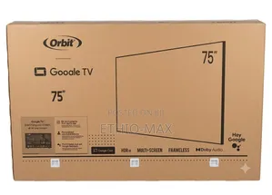 Orbit 75" Smart Google TV 2026 – Giant Screen, Brilliant QLED Colors