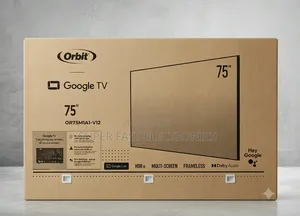 Orbit 75 Inch TV UHD Google Smart TV (OR75M1A1-V12) – Frameless