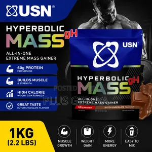 Hyperbolic Mass gH 1KG – Premium Mass Gainer for Muscle Weight Gain