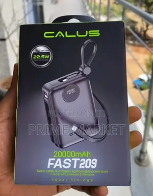 Calus 20,000mah Fast209 Power Bank | 22.5w Fast Charge