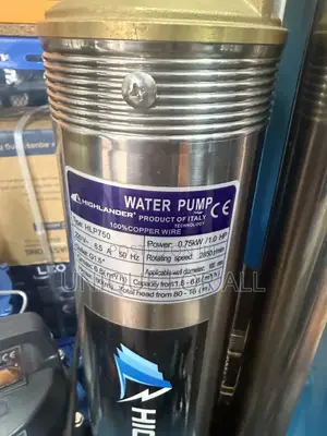 Highlander 1hp(0.75kw) Borehole Pump