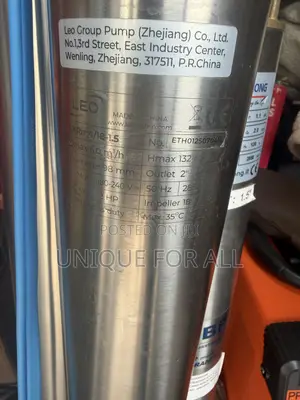 Leo Borehole Pump 2hp(1.5kw)