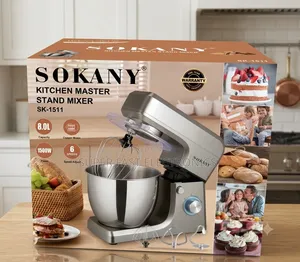 SOKANY Kitchen Master Stand Mixer Featurng Powerful 1500W Copper Motor