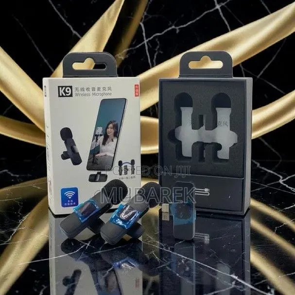 Wireless Lavalier Mic (2 Mics + 1 Receiver)
