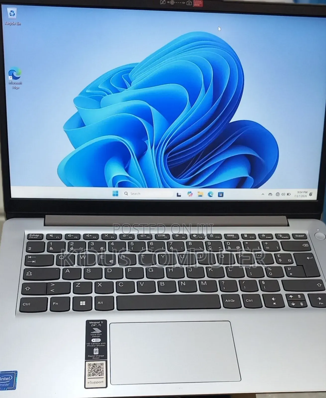 New Laptop Lenovo Ideapad 3 8GB Intel Core 3 SSD 128GB