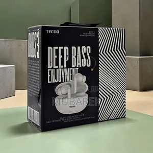 TECNO Buds 3 TWS Earphones - Deep Bass 35H Battery