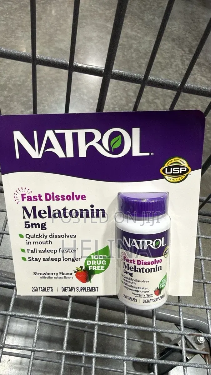 Strawberry Flavored 250 Fast Dissolve Melatonin 5mg Original From USA