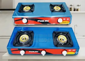 Nikai Double Burner Gas Stove – Durable Efficient Cooking Solution