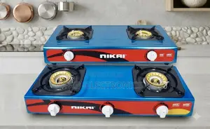 Nikai Double Burner Gas Stove – Durable Efficient Cooking Solution