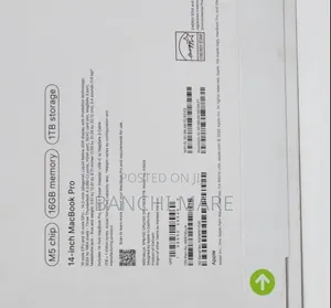 New Laptop Apple MacBook Pro 2025 M5 16GB Apple M5 Pro SSD 1T