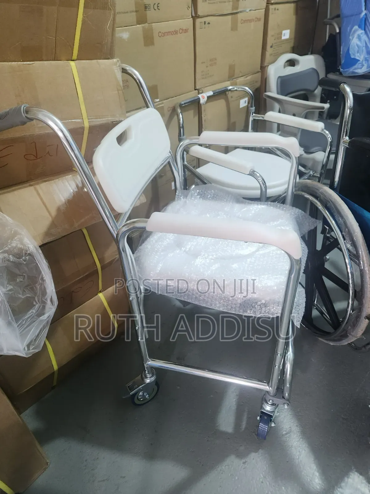 Wheelchair India Karma Rainbow 10 Aluminium Commode Chair Toilet Chair