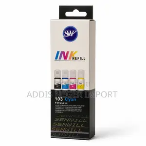 SW 103 Cyan Printer Ink Refill Bottle