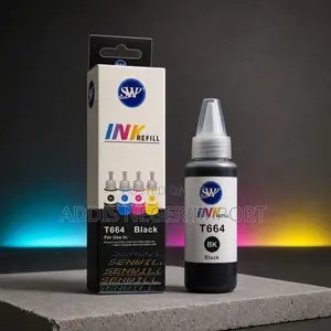 SW T664 Black Printer Ink Refill Bottle