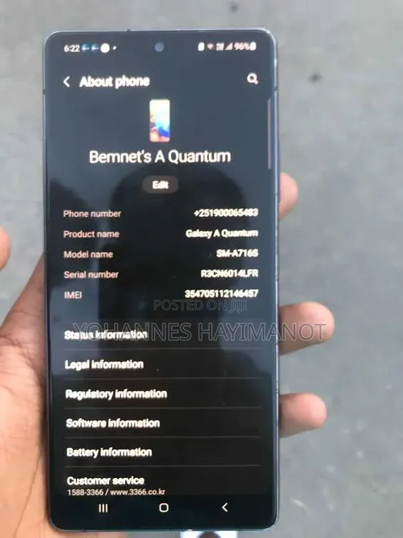 Samsung Galaxy A71 5G 128 GB Black