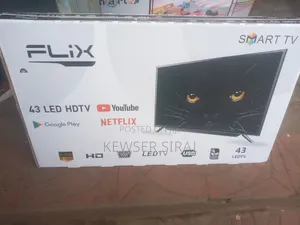 Flix 43inch TV Smart Android New 20 26