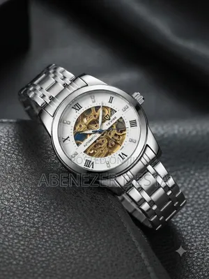 Tevise Watch Features Silver Stainless Steel Band and a Skeleton Dial