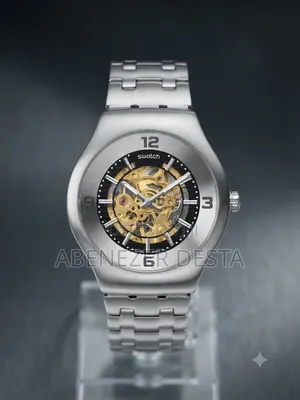 Swatch Irony Automatic Skeleton Watch,