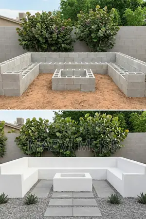 Backyard Sitting Area