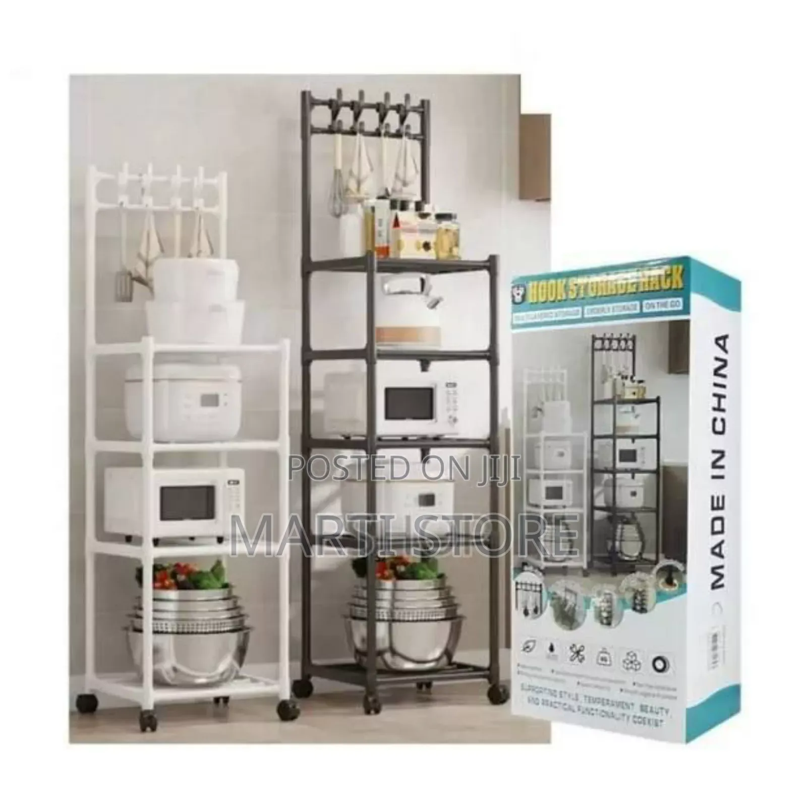 5-Layer Hook Storage Rack