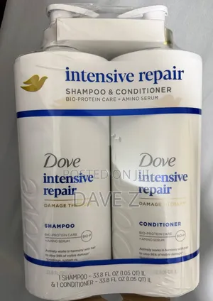 Dove Intensive Care Shampoo and Conditioner Original From US