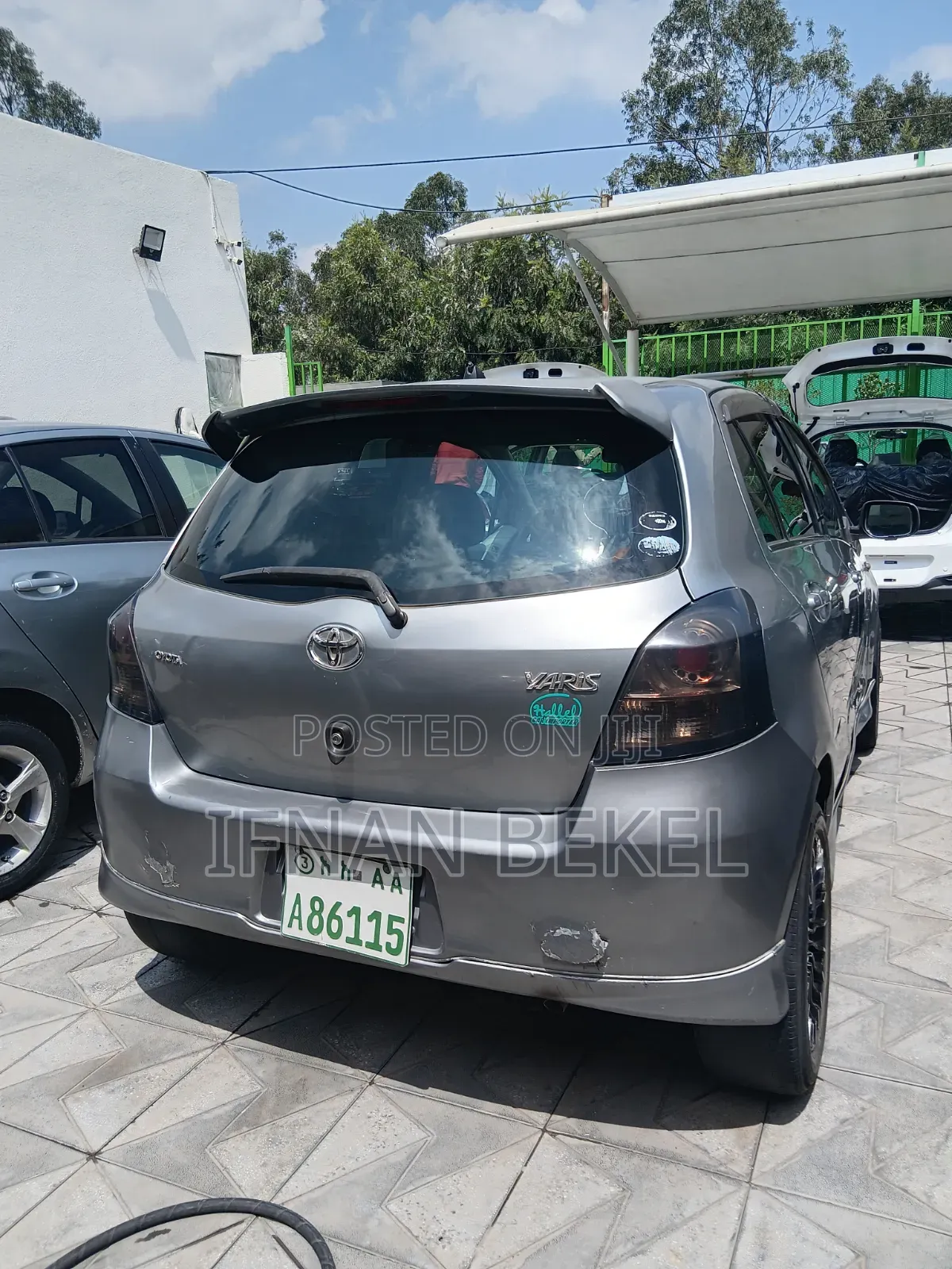 Toyota Yaris 2007 Gray