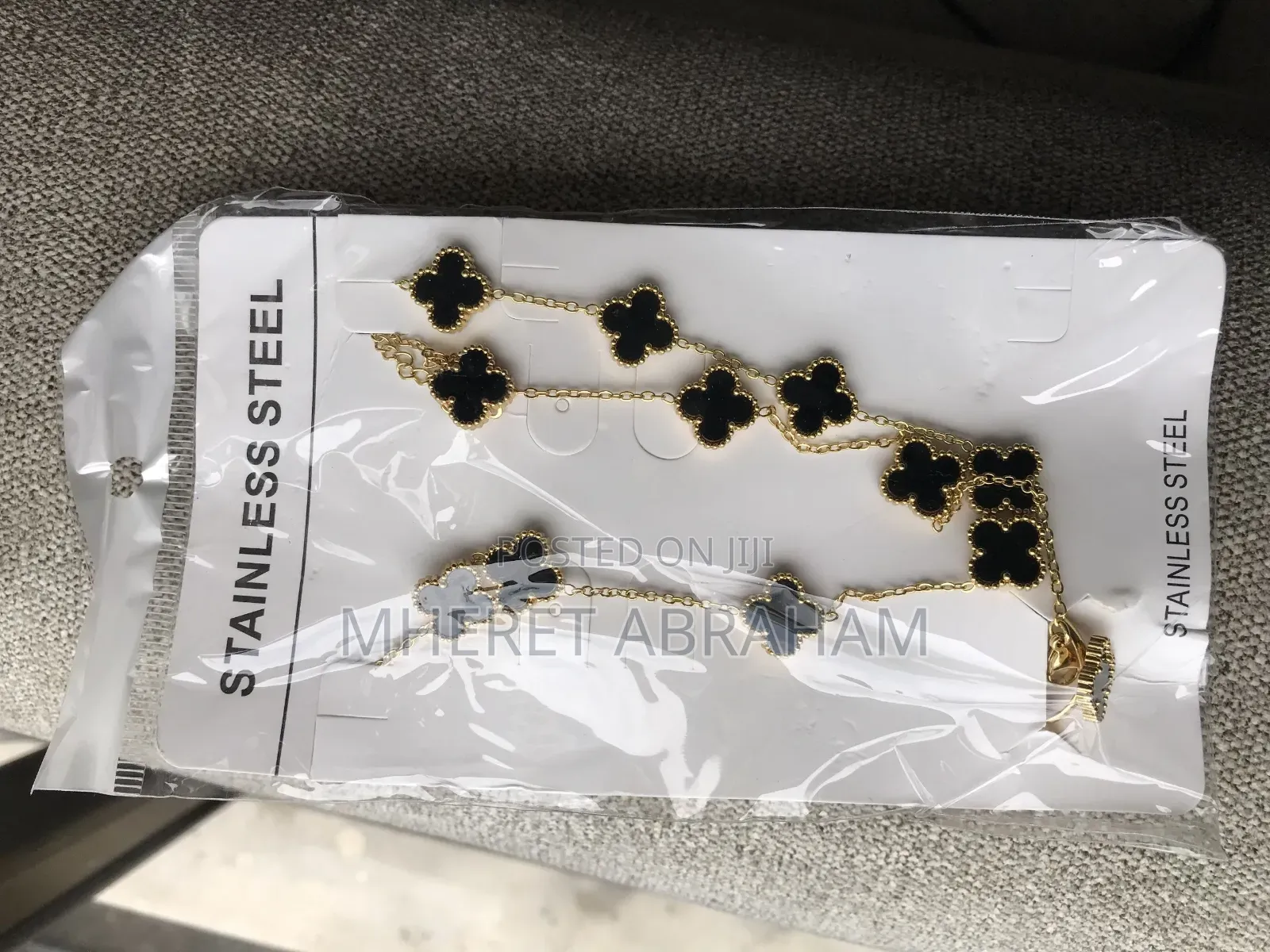 Stainless Steel Necklace Jewelery Set