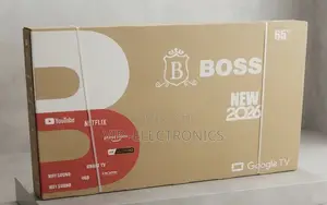 BOSS 65 Inch TV QLED Google Smart TV UHD65BOSS-GTV–Frameless Design
