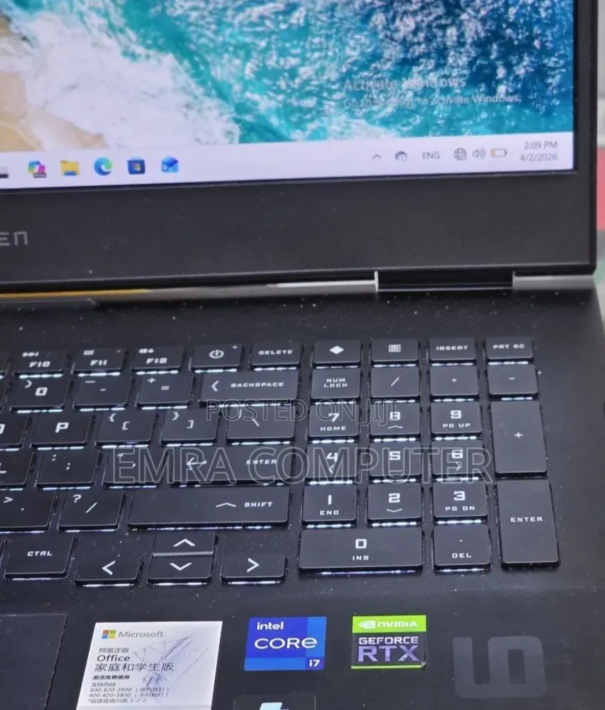 New Laptop HP Omen 16 16GB Intel Core i7 SSD 512GB