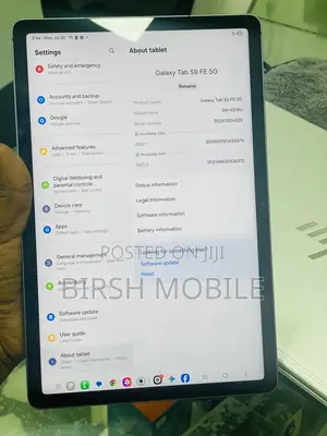 Samsung Galaxy Tab S9 FE 128 GB Silver