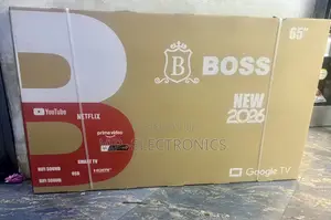 Boss 65 Inch TV UHD Smart Google TV (New 2026 Model)
