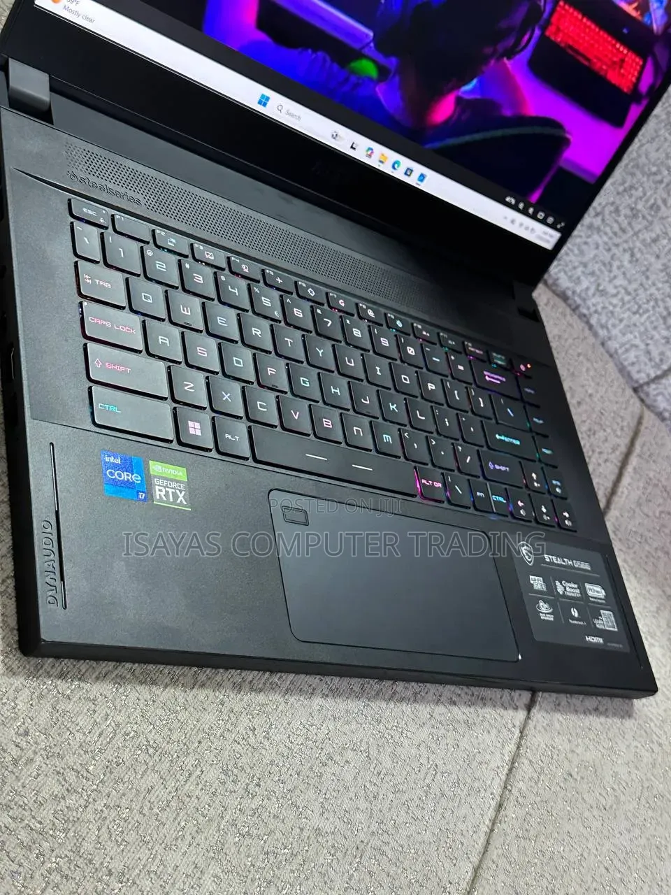 New Laptop MSI GF63 16GB Intel Core i7 SSD 1T