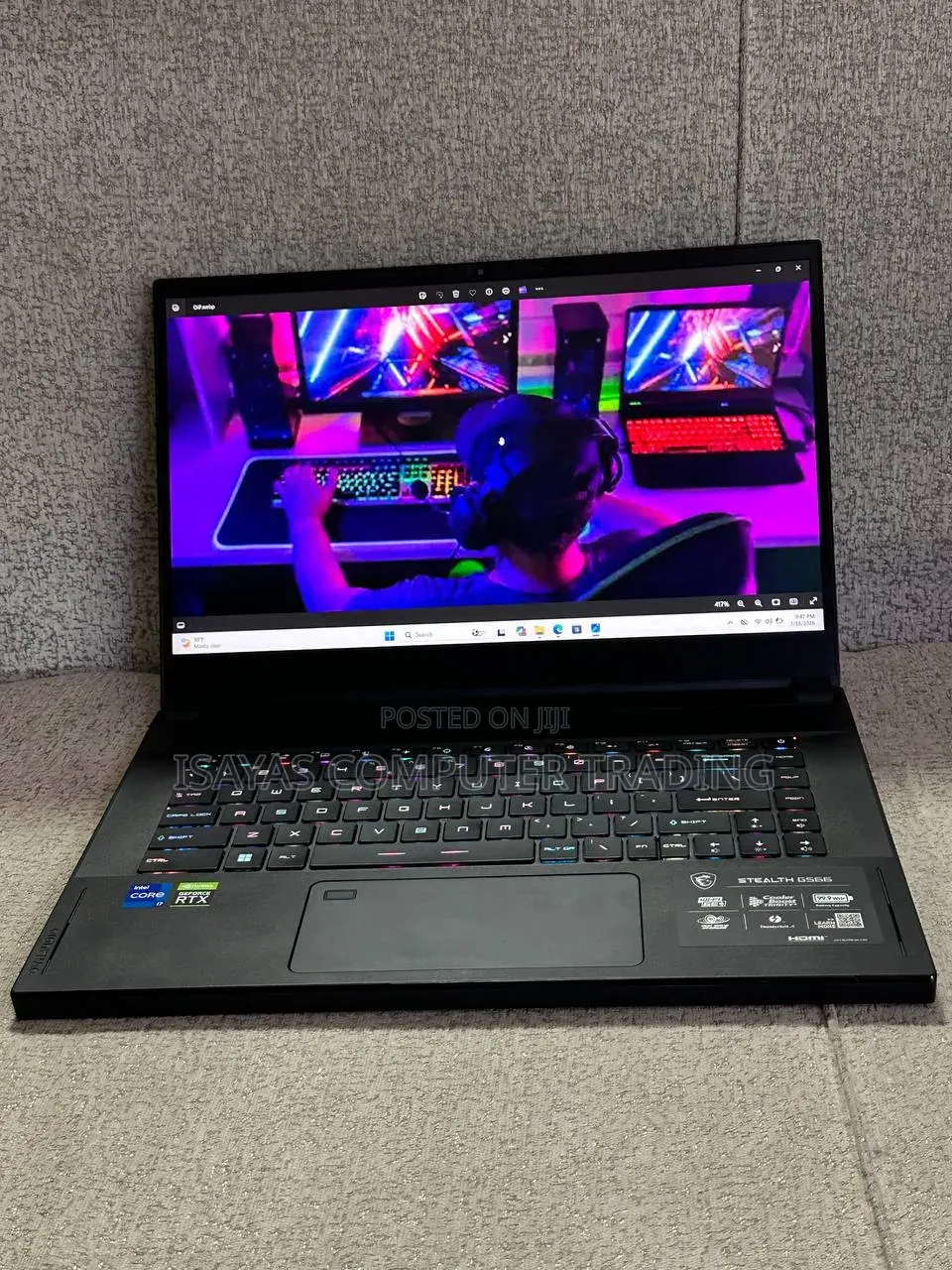 New Laptop MSI GF63 16GB Intel Core i7 SSD 1T