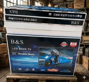 B S 32 Inch TV Double Glass LED Bass TV – High-Definition