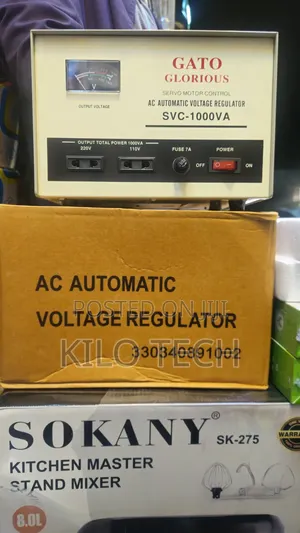 Gato Glorious 1000VA Automatic Voltage Stabilizer / ስታብላይዘር
