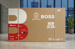 Boss 65 Inch TV Smart Google QLED Frameless TV (2026 Television