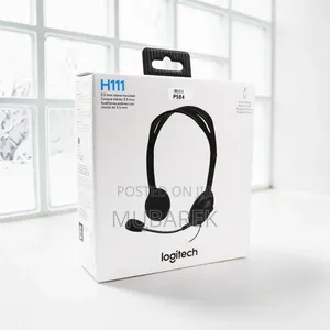 Logitech H111 Multi-Device Wired Headset With Boom Microphone