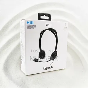 Authentic Logitech H111 Stereo Headset – Universal Audio Jack