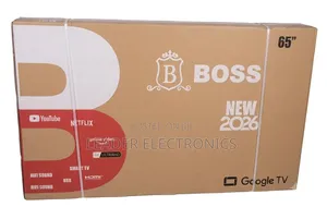 Boss TV 65" Smart Google TV UHD QLED TV – New 2026 Model