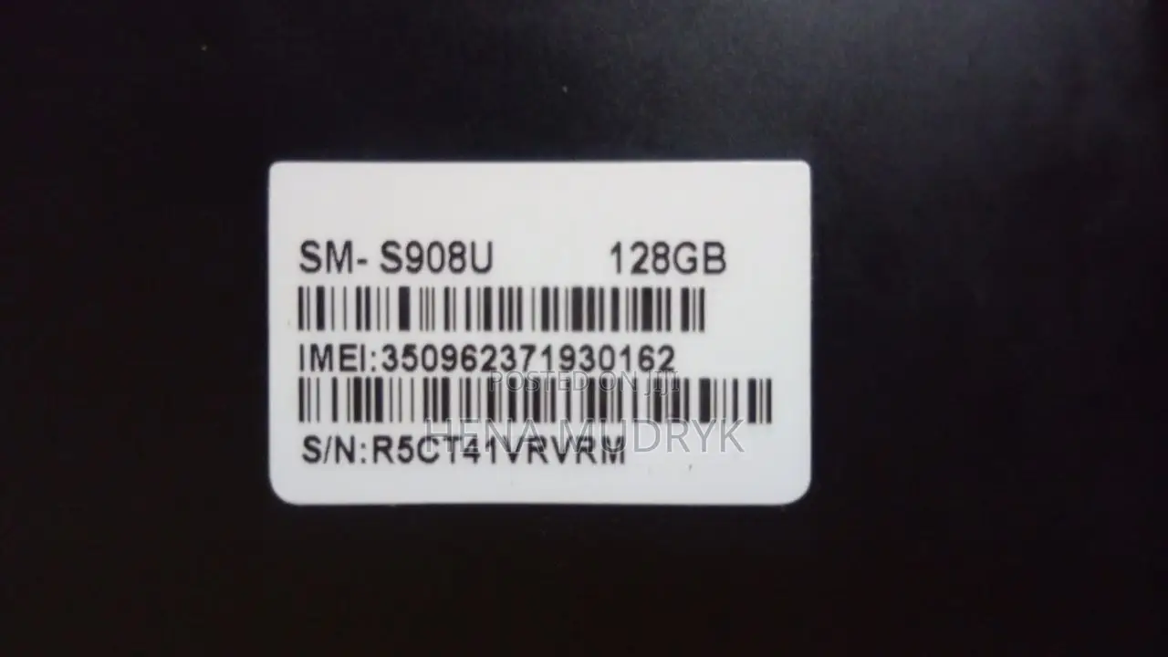 New Samsung Galaxy S22 Ultra 128 GB Black