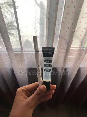 Black Angel Eyeliner and Lipgloss