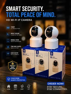 360° Smart WiFi Security Camera | HD Night Vision | Mobile App Control