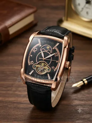 AOKULASIC Automatic Mechanical Watch Distinctive Tonneau-Shaped