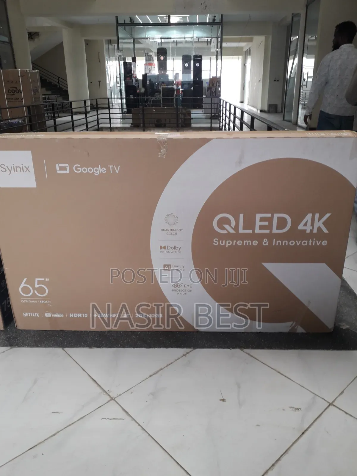 Synix 65 Inch Smart Android QLED TV