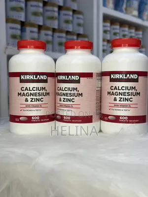 600 Tablets Calcium ,Magnesium Zinc With Vitamin D3 for Bones Teeth