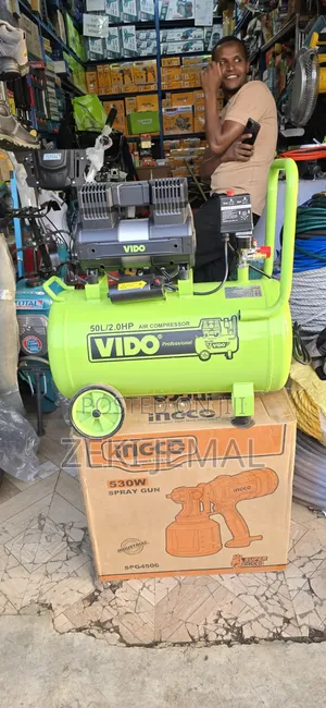 Vido Professional 50L Oil Free Air Compressor